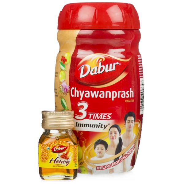Dabur Chyawanprash - 3X Immunity, 500 g (Get 50 g Honey Free)
